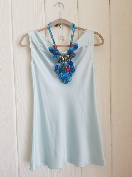 top bias cut feminine classic elegant 100 solid colors