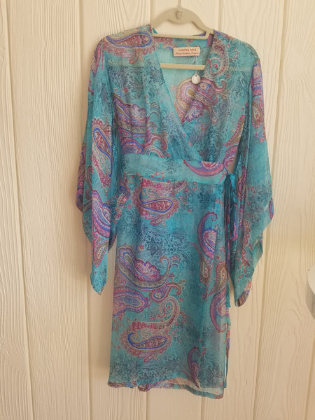 Kimono Dress Silk Chiffon