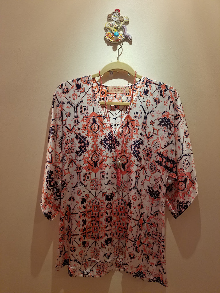 Vneck fitted Julie Top