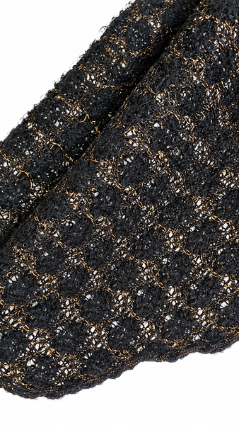 Butterfly Top Knit - Black and Gold