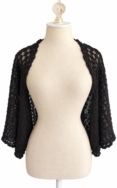 Butterfly Top Knit - Black and Gold