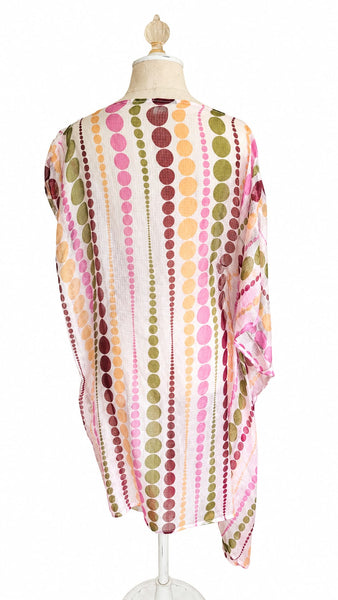 Abstract Dress- Multi Color Dots