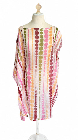Abstract Dress- Multi Color Dots