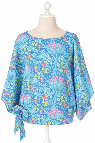 Bohemian Cotton Top - Blue Garden