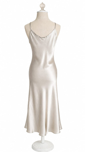 Slip Dress - Silver Oyster
