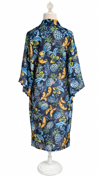 Kimono - Navy Multi