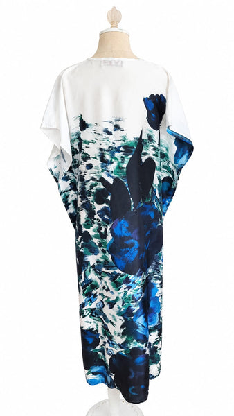 Caftan Silk - Navy Multi