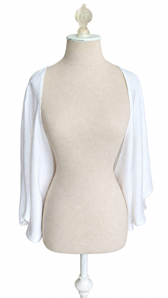 Butterfly Top in Hammered Satin - White
