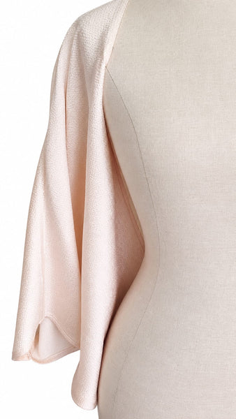 Butterfly Top in Hammered Satin - Eggshell