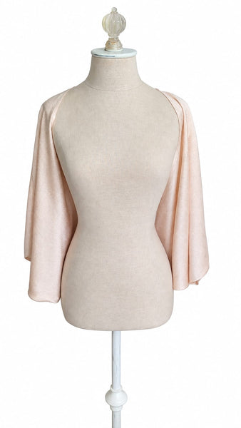 Butterfly Top in Hammered Satin - Eggshell