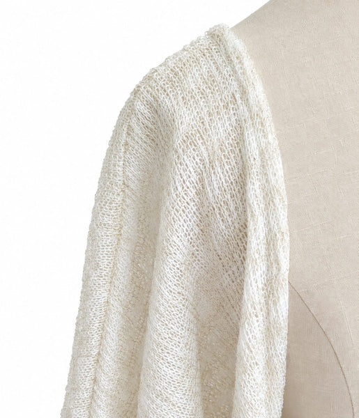 Butterfly Top Knit - White & Cream