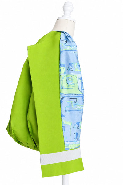 Mini Bomber Silk Faille - Lime