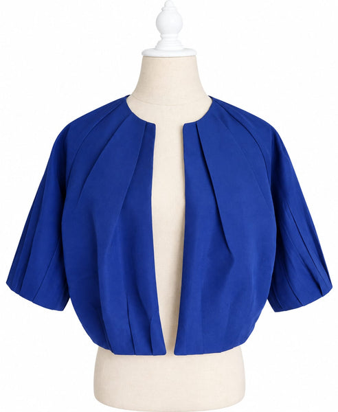 Mini Bomber Silk Faille - Cadet Blue