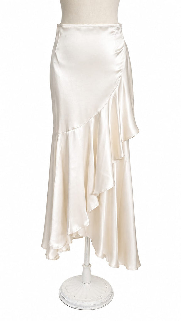 Long Wrap Silk Charmeuse - Champagne