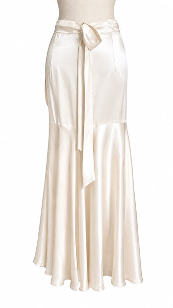 Long Wrap Silk Charmeuse - Champagne