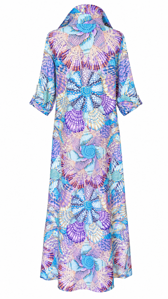 Audrey Cotton Dress- Pastel Shell