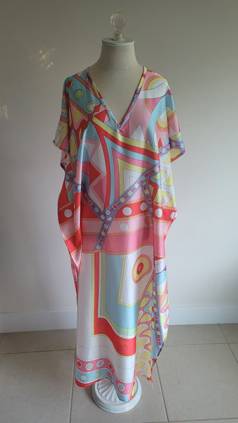 Long Caftan Vneck dress style