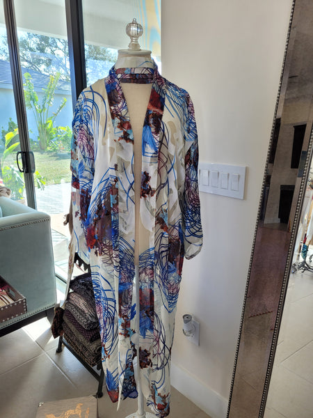 Kimono Jacket Long in silk
